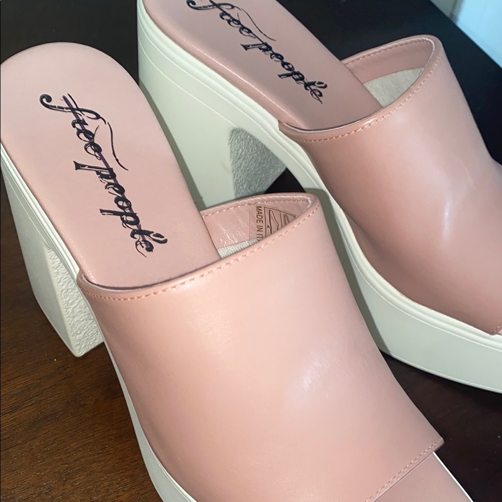 NIB Free People Zoe Platform Slide Sandal - Picture 3 of 12